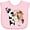 AD-Pink, variant on Inktastic I'm One-cowgirl Riding Horse Birthday Girls Baby Bib
