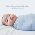 thumbnail image 3 of HALO SleepSack SuperSoft 3-Way Baby Swaddle Wearable Blanket, Small, BlueFog, 3 of 7