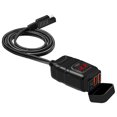 thumbnail image 4 of Kenally de manillar de motocicleta a prueba de agua de 12V con puerto USB dual rápido 3.0 con voltímetro de motocicleta USB Type1 NO1 Kenally VI001358-01B, 4 of 6