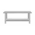thumbnail interactive-video image 1 of Lorell 30x18 Inch Utility Table - Gray Laminate Top With 500 Lb Capacity, Perfect For Workrooms 1 of 3