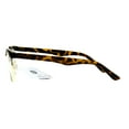 thumbnail image 3 of Retro Vintage Classic Half Rim Round Oval Clear Lens Eye Glasses Tortoise Gold, 3 of 4