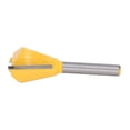 thumbnail image 1 of Dovetail Router Bit, Woodworking Dovetail Router Bit Straight Cut Router Bit Dovetail Router Bit 1/4in Shank Tungsten Steel Alloy Router Bit for Trimming, 1 of 7