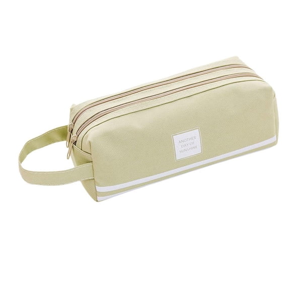 WAITLOVER Estuche para lápices de gran capacidad, estuche para lápices de gran capacidad de doble capa, estuche para lápices con múltiples ranuras, estuche para lápices grande portátil