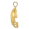 thumbnail image 3 of FJC Finejewelers 10 kt Yellow Gold Polished Football Helmet Charm 24 x 22 mm, 3 of 6