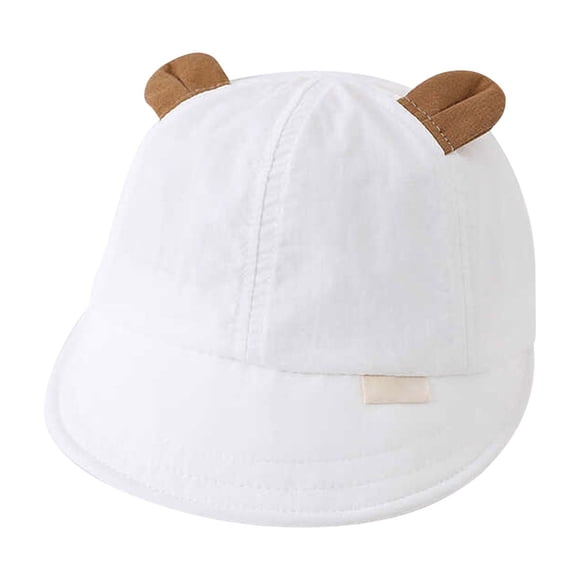 Visors Toddler Boy Baseball Cap Baby Sun Soft Caps Girl Cute Bear Ear Hat Kid Summer Hats For Infant Baseball Caps