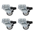 thumbnail image 4 of Juego De 4 Ruedas Giratorias De Alta Resistencia, Ruedas Dobles De 50Mm Con Freno Para Carrito, Ruedas Para Muebles, Color Negro Speravity TO005214-01, 4 of 6