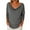 Grey, variant on Drape Neck Tops for Women, Yigetop Ladies' Fashionable Casual Loose Solid Color Pile Collar Pullover Long Sleeved T Shirt Top Womens Cowl Neck Tops Black L