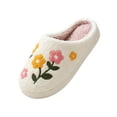 thumbnail image 2 of KEVCHE Women Home Slippers, Cute Slippers Indoor Outdoor Plaid Shoes, Warm Soft Bedroom Shoes Fuzzy Closed Toe Sandals Non Slip House Bedroom Slippers, 2 of 4
