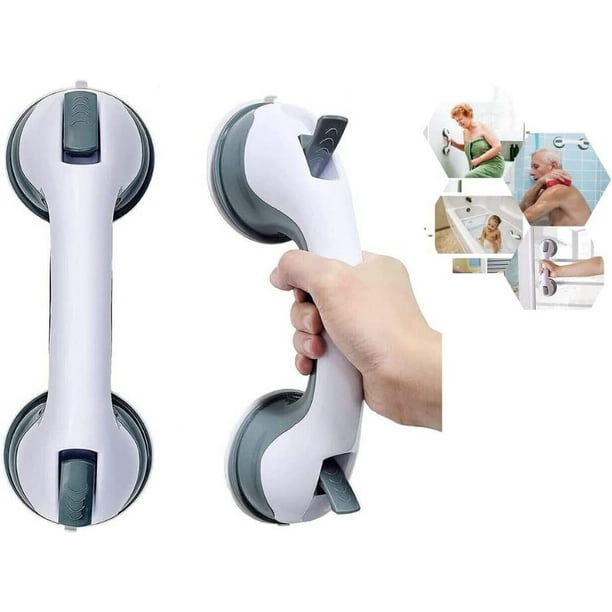 2 piezas (verde oscuro) Barra de agarre con ventosa para baño para seguridad - Barra de soporte para pasamanos Agarre para bañera Ducha Mango para bañera Equilibrio de movilidad Accesorio de ayuda de seguridad para bañera Sincero Electrónica
