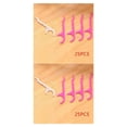 thumbnail image 4 of Qarigey Palillo de de hilo de línea plana superfina, cepillo interdental, varilla de alambre, varilla de cuidado rosa blanco PC 1 2piezas, 4 of 5