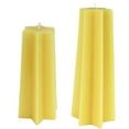 thumbnail image 6 of Beeswax Tapered Star Pillar Candle Sets - 6 Point, 6 of 6