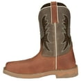 thumbnail image 3 of Justin Men's Bolt Redwood Pull On Soft Work Boot Square Toe Brown 10.5 D(M) US, 3 of 5