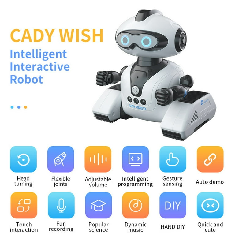 Mouind Robot Toys, R22 Remote Control Intelligent Robot, Recording Dancing  Singing Programmable Gesture Sensing Robots for Kids 8+ Years Old Christmas  Birthday Gift for Boys Girls 
