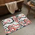 thumbnail image 2 of Bath Mat Rug,abstract grunge red curved lines Non Slip Quick Dry Super Absorbent Thin Bathroom Rugs Fit Under Door-Easy to clean Bathroom Floor Mats-Shower Rug for Shower Sink Bathtub(16" x 24"In), 2 of 6