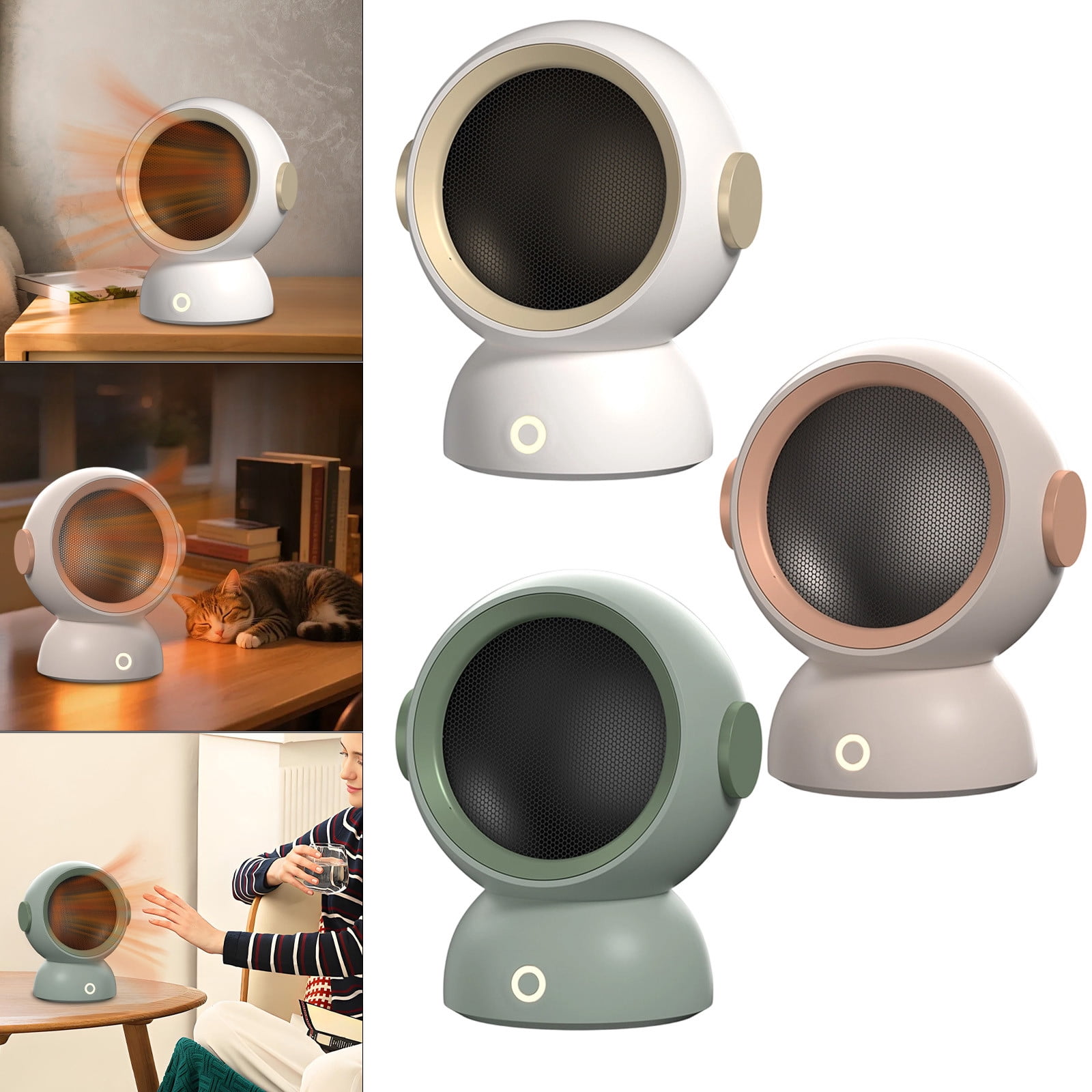 Sentmoon Space Heater Heaters for Indoor Use Womens Birthday Gifts Desktop Heater Small Household Heater for Bedroom and Sleep