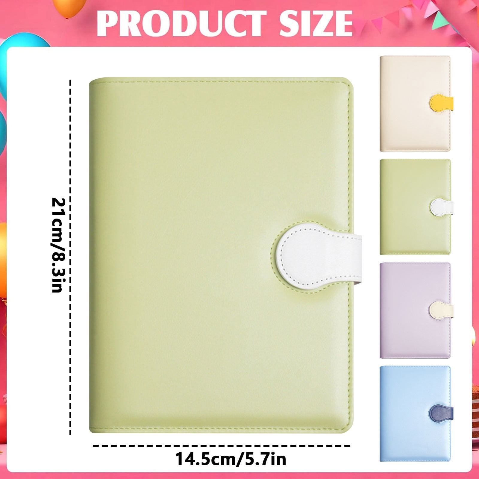 Gnwei A5 Hardcover Ruled Notebook Journal for Women & Men – 200 Pages, 5.7 x 8.3 Inches, Leather Journal – Daily for Work, Meeting, Travel, Writing, Note Taking