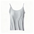thumbnail image 4 of Simua Women Square Neck Camisole Spaghetti Strap Plus Size Tank Tops Solid Color Sleeveless Tops, 4 of 7