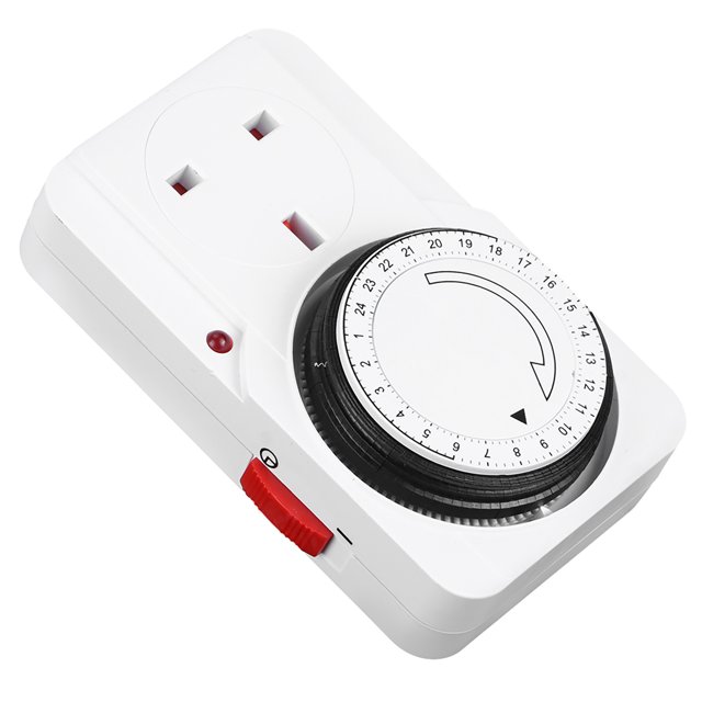 Interruptor De Temporizador Inteligente Con Enchufe Británico De 240 V, Interruptor De Sincronización Duradero Que Ahorra Energía Para Dispensador De Agua, Mejora La Eficiencia