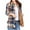 #17Khaki, variant on Women's Plaid Button Down Shirts Womens Winter Flannel Shirt Plus Size Long Sleeve Top Checkered Blouse