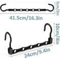 thumbnail image 2 of 6Pcs Space Saving Hangers, Hangers Space Savers, Coat Hangers Space Saving, Space Saving Hangers for Wardrobes, Clothes Hangers, 2 of 5