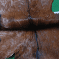 thumbnail image 2 of Multicolored Genuine Goat Hide Rug | Premium Dual-Tone Hair-on Leather Skin for Rustic Home Décor, 2 of 6