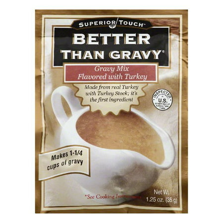 Better Than Gravy Flavored with Turkey Gravy Mix, 1.25 OZ (Pack of