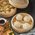 thumbnail image 2 of MIU 10” 2-Tier Bamboo Steamer Basket, 2 of 5
