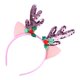 thumbnail image 2 of Diadema de reno navideño con lentejuelas y orejas de asta, tocado navideño (color aleatorio), 2 of 4