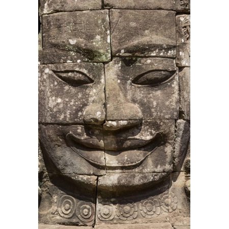 Bayon Temple Angkor Wat Siem Reap Cambodia Print Wall Art By Paul Souders - 