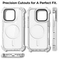 thumbnail image 6 of AICase For iPhone 16 Pro Max Magnetic Shockproof Heavy Duty Case Rugged Clear Protective Phone Cover, 6 of 12