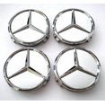 thumbnail image 1 of Capuchon Central de Roue pour Logo Mercedes Benz Emblem 75 mm Couvre-Moyeu de Jante de Voiture, 1 of 5