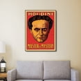 thumbnail image 4 of 11" x 14" Houdini Master of Mystery Vintage Magic Poster Wall Art, 4 of 4