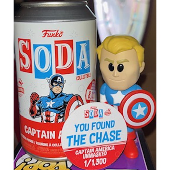 Funko Soda Captain America Chase Variant Exclusive Vinyl Figure 1/1300