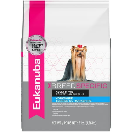 Eukanuba Breed Specific Yorkshire Terrier Nutrition Dry Dog Food, 3 Lb