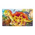thumbnail image 3 of Rompecabezas de madera de dinosaurio del alfabeto para niños, rompecabezas de números inteligentes, habilidades s finas, juguete Montessori, alf amarillo, 3 of 8