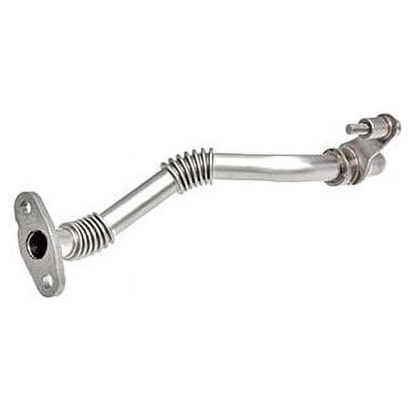 Right Turbocharger Oil Return Line - Compatible with 2011 - 2015 BMW 550i 4.4L V8 GAS 2012 2013 2014