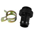 thumbnail image 2 of 4Pcs Barb Fitting Computer Water Cooling Radiator Copper Heatsinks Cooler Clamp for 3/8 Inch Id Tubing G1/4 Chromed Del, 2 of 8