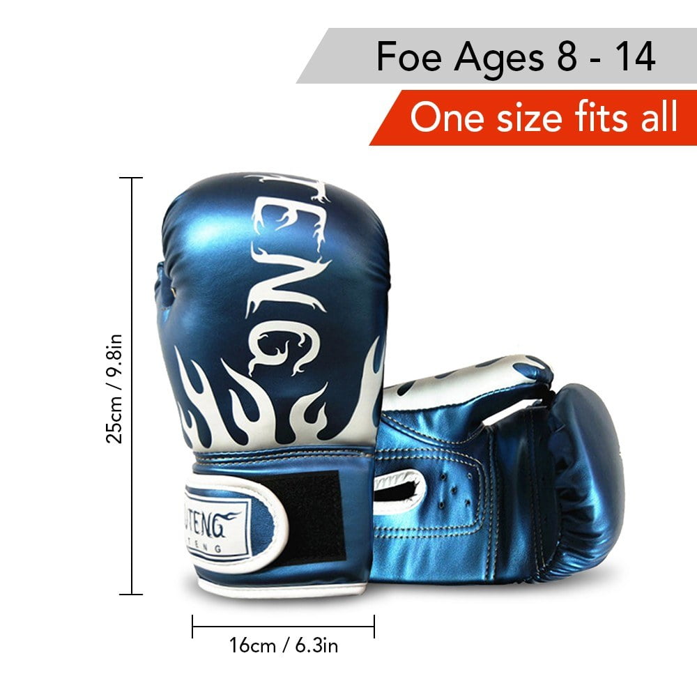 Children's Boxing Gloves for Kickboxing and Muay Thai Ages 8-14