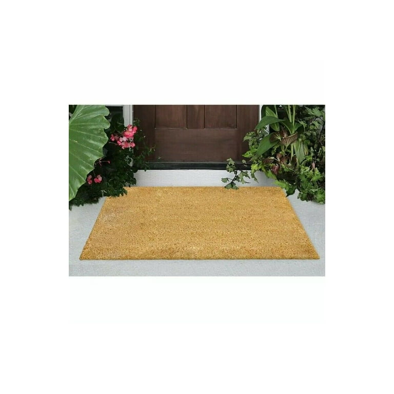 Trafficmaster Natural Coir Doormat Door Mat with PVC Backing 24 x