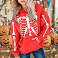 thumbnail image 2 of KPOPLK Girls Zip Up Hoodies Tie Dye Printed Cotton Zipper Sweatshirts Hooded for Toddler Kids(13-14 Years,Red), 2 of 5