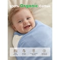 thumbnail image 3 of YOOFOSS Baby Swaddles for Newborns 100% Organic Cotton, Adjustable Swaddle Sleep Sack 0-3 Months Newborn Swaddle Sack 2 Pack, Breathable Soft, 3 of 9