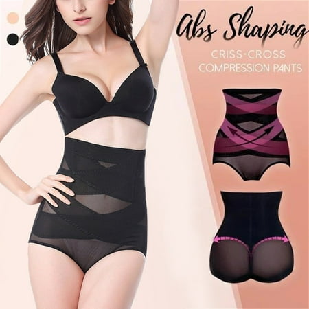 

Shapewear for Women Tummy Control Beauty Slim Cross Cover Cellulite Fork Compression Abs Shaping Pants