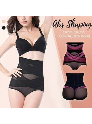 SHOPESSA Beauty Slim Cross Cover Cellulite Fork Compression Abs Shaping  Pants 