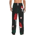 thumbnail image 3 of Fotbe Men'S Amanita Mushroomclassic Pajama Pants With Elastic Waist And Drawstring Pockets，Pajama Pants Mens Lounge Pants Super Soft, 3 of 9