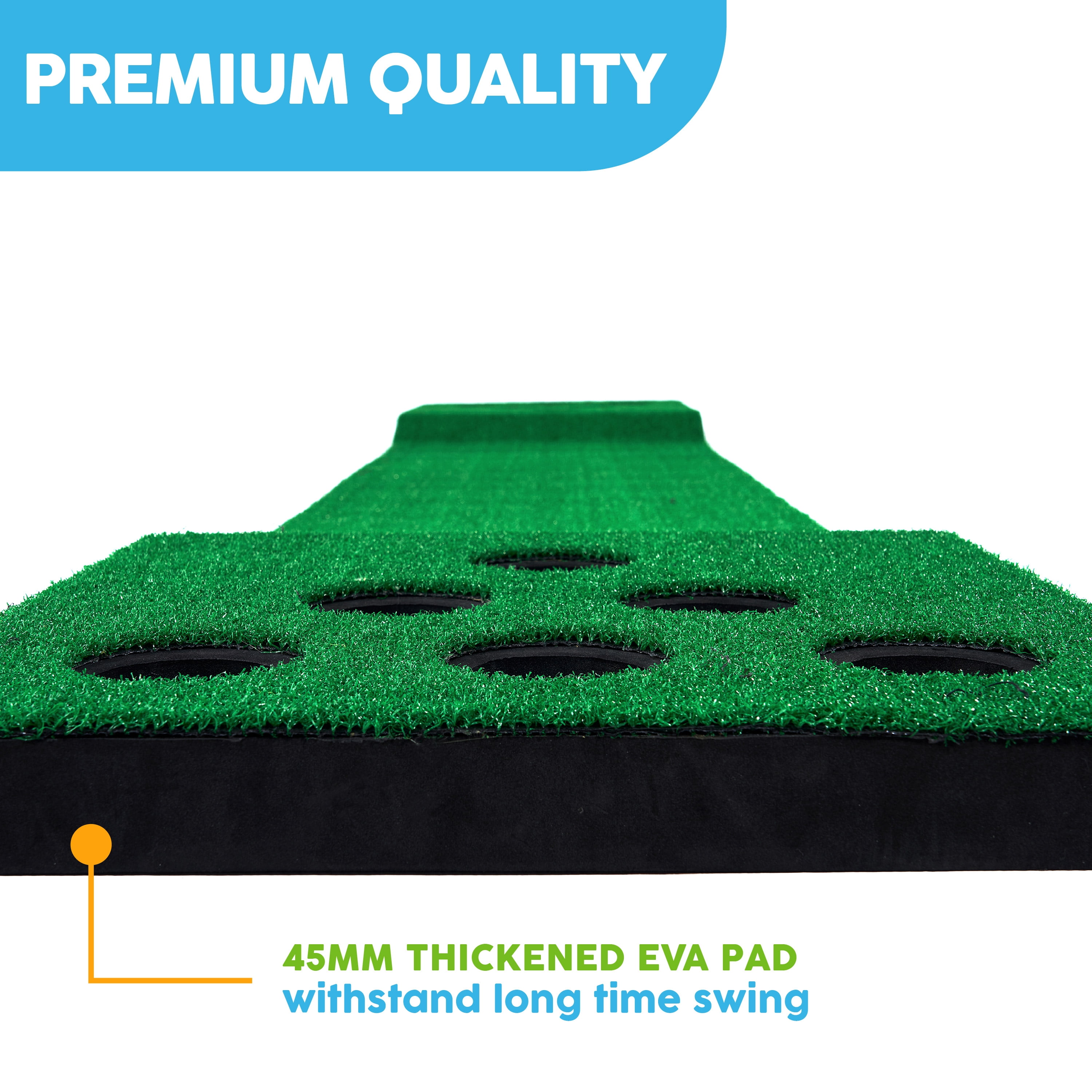 Golf Green Hitting and Putting Mat Game by Big Sky