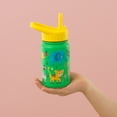 thumbnail image 5 of JoyJolt Kids Water Bottle with Straw Lid, 12oz Stainless Steel Reusable Tumbler for Toddlers, Girls, Boys, or Teen, Vacuum Insulated Water Bottle for School, Travel, and Outdoors, Leakproof, Pink, 5 of 9