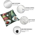 thumbnail image 4 of Ulloord Christmas Pillow Covers Christmas Gift Throw Pillow Case Green Red Seasonal Holiday Cushion Case Decorative Cushion Cover for Home Couch Sofa, 4 of 6