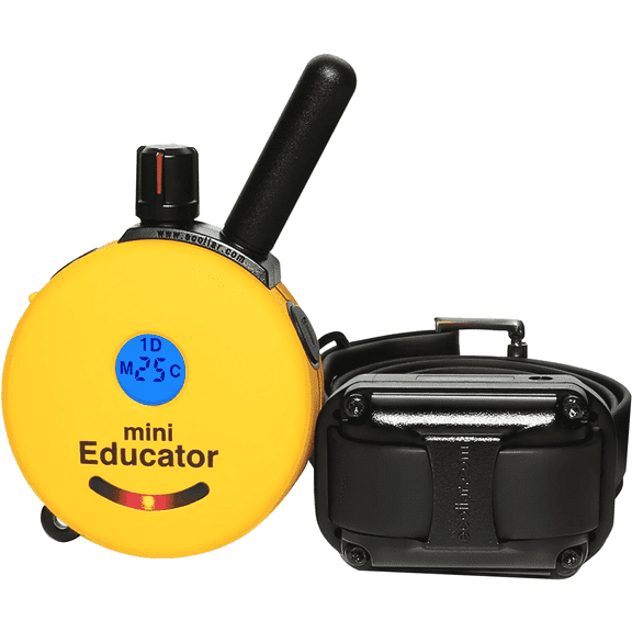 E-Collar ET‑300 Mini Educator ½‑Mile Remote Dog Training Collar with 100 Levels, Tone & Vibration, Waterproof, 1 Humane‑Dog System