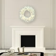 thumbnail image 3 of Vickerman 30" Sparkle White Spruce Artificial Christmas Wreath, Warm White LED Lights, 3 of 3