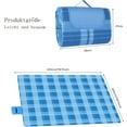 thumbnail image 2 of Manta de picnic Suntric de 200 x 200 cm, manta de picnic impermeable, esterilla de picnic con asa de transporte, forro polar con aislamiento térmico, impermeable, manta de playa para, 2 of 6